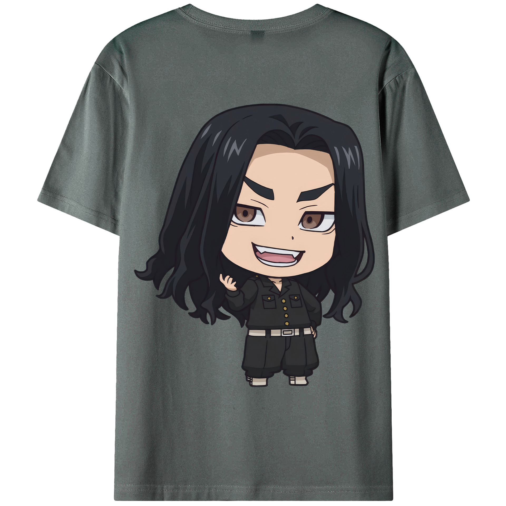 （画像用） 東京リベンジャーズ Tokyo Revengers 綿100％ メンズ半袖Tシャツ（バックプリント） 通気性